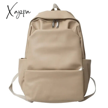 Large Capacity PU Leather Women Backpack Men Cool Travelling BagPack High Quality School Backpack for Girls Book Mochilas Couple